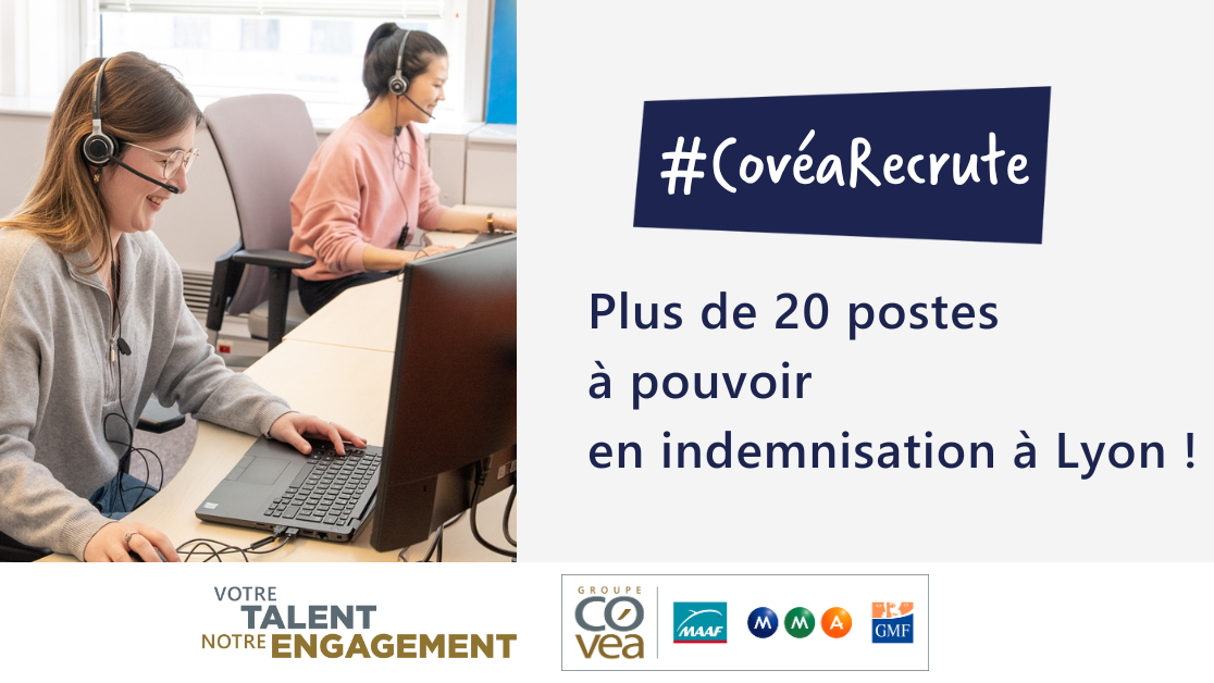 Image d'illustration de l'actualité Plus de 20 postes à pourvoir en gestion de sinistre à Lyon