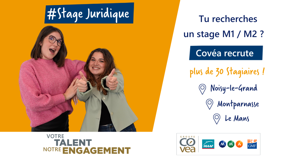 Image d'illustration de l'actualité Covéa Protection Juridique recherche des juristes en M1 et M2 