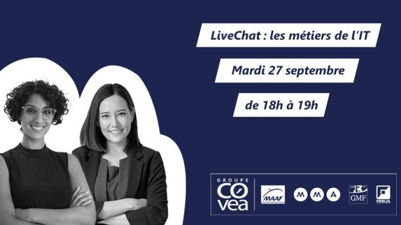 Image d'illustration de l'actualité Participez au LiveChat sur les métiers de l'IT !