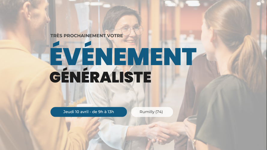 Image d'illustration de l'actualité Retrouvez l’agence de Chavanod au Forum Emploi CAE 2025 !