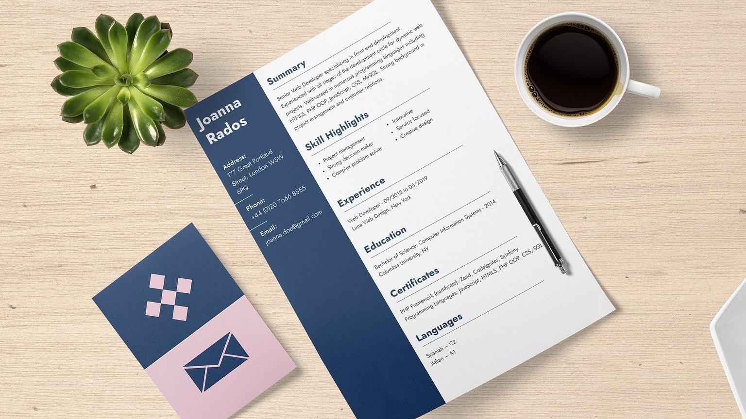Image d'illustration de l'actualité Rédigez un CV qui fera sens pour les recruteurs 