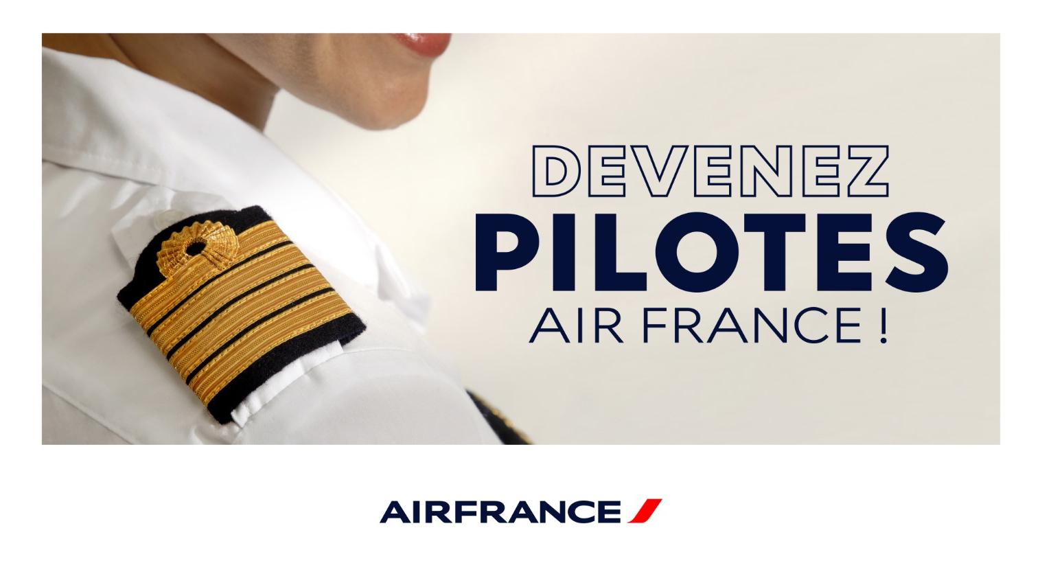 Image d'illustration de l'actualité Air France lance une nouvelle campagne de recrutement de pilotes cadets