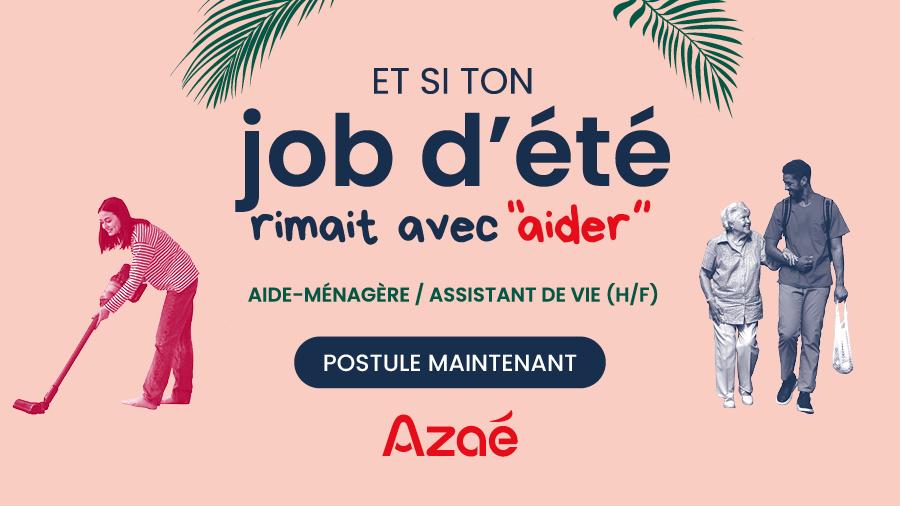Image d'illustration de l'actualité Job d’été chez Azaé : vivez une expérience humaine enrichissante