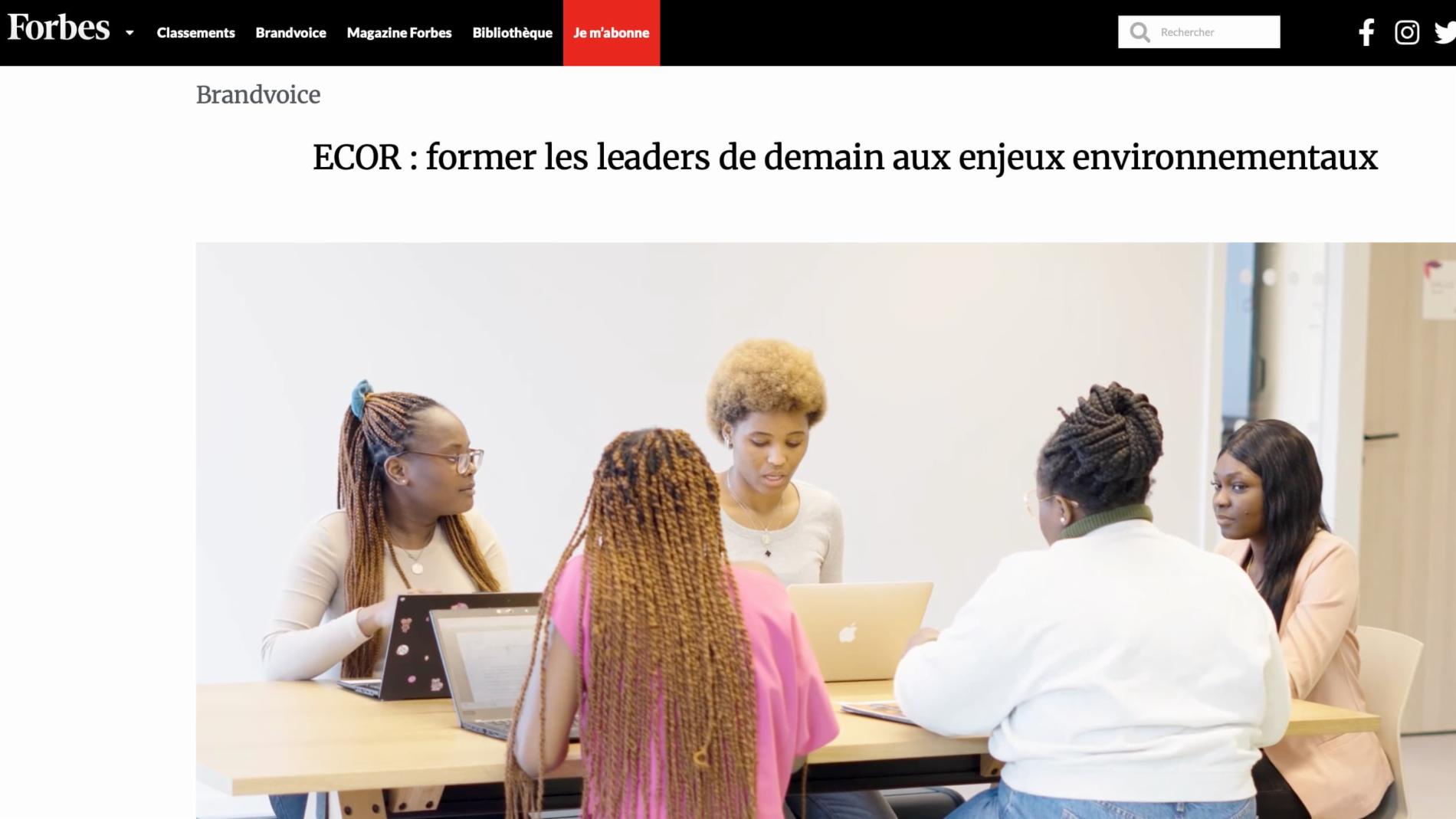 Image d'illustration de l'actualité Forbes parle de nous